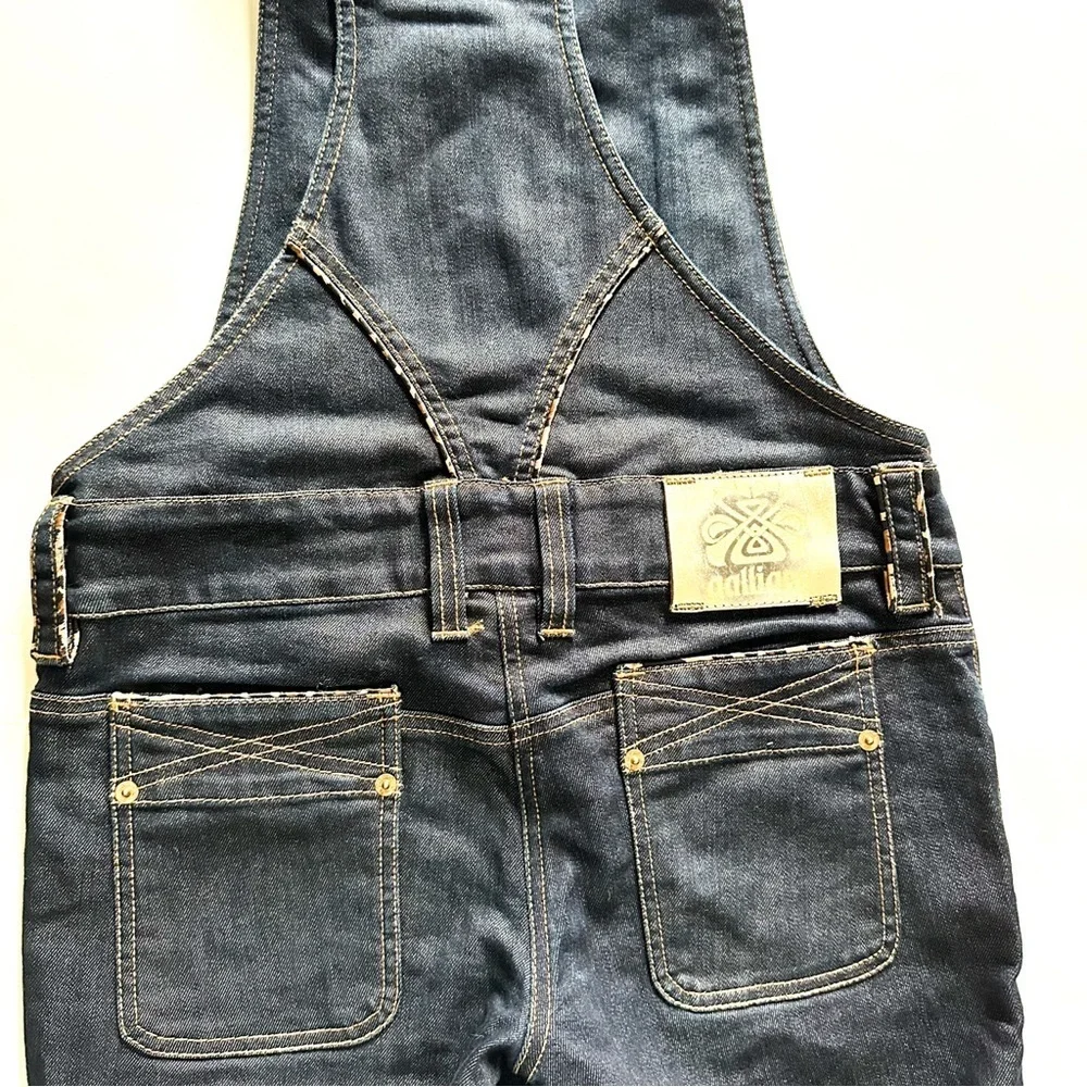 John Galliano Logo Denim Overalls 38 / 4 NWOT - Picture 14 of 16
